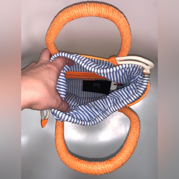 Milly New York Straw Bucket Handbag - Picture 2 of 6